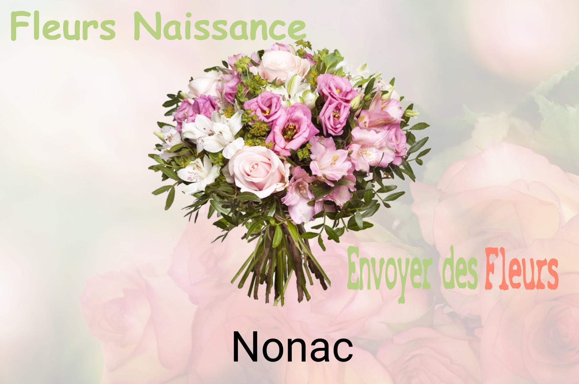 Bouquet de fleurs de naissance livré à Nonac